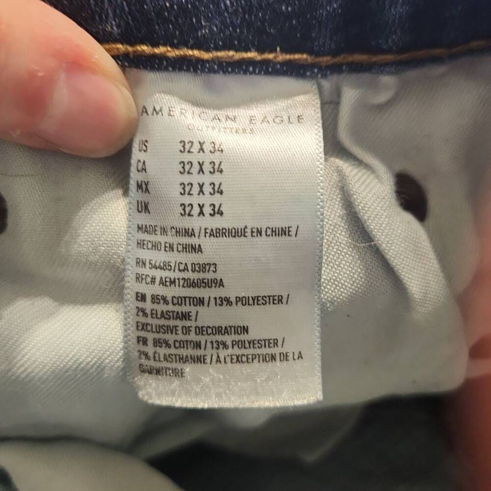 American Eagle size 32x34 Next Level Flex Slim Men's Jeans - Picture 7 of 7